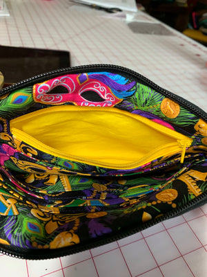 Mardi Gras Wristlet