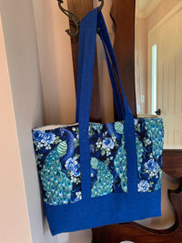 Royal Peacock Tote