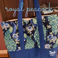 Royal Peacock Tote