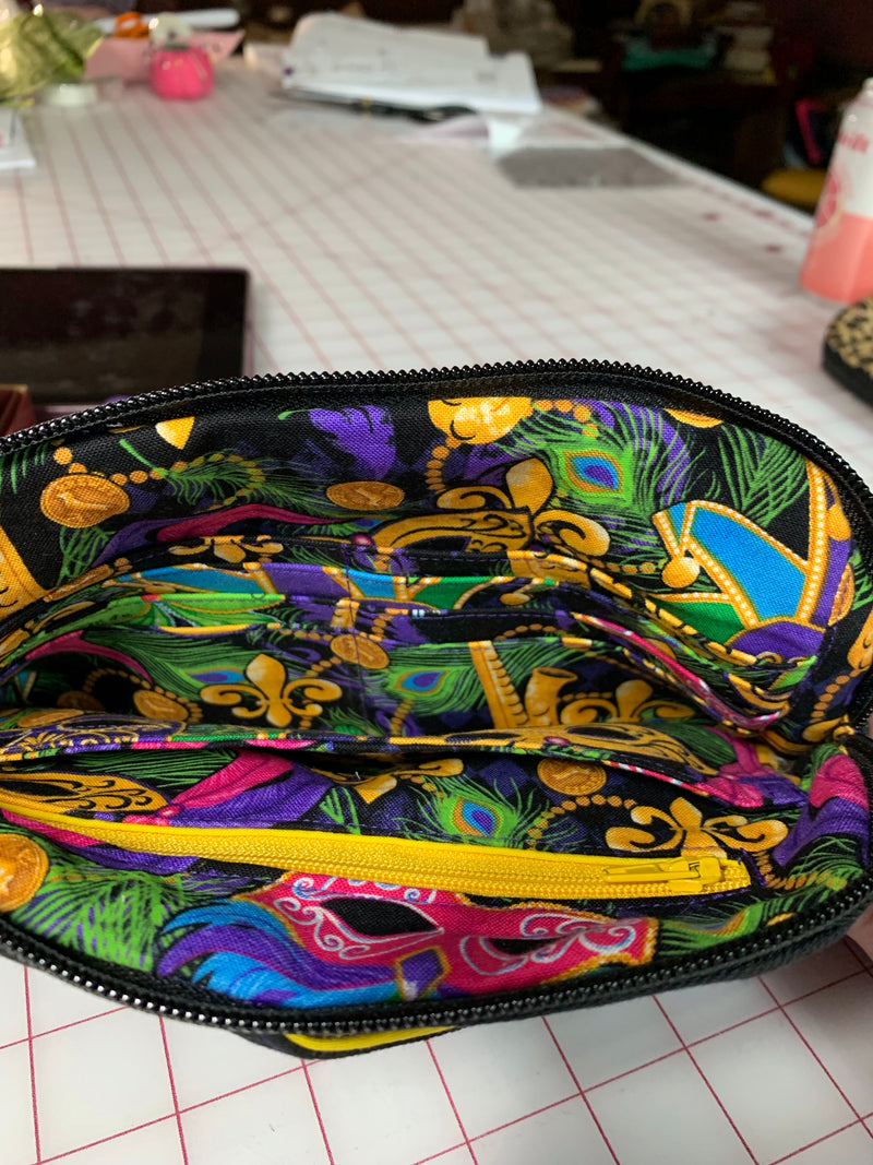 Mardi Gras Wristlet