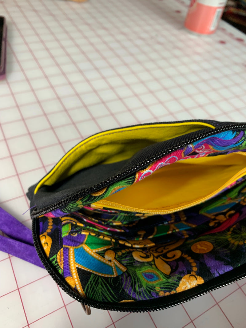 Mardi Gras Wristlet