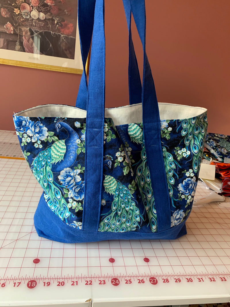 Royal Peacock Tote