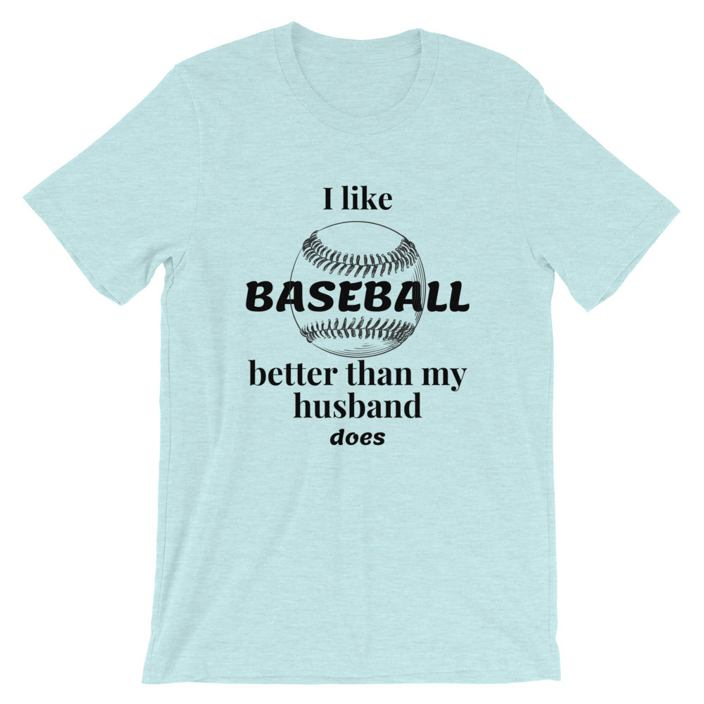 I Like Baseball Short-Sleeve Unisex T-Shirt