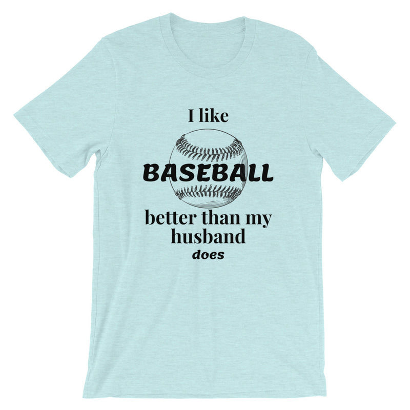 I Like Baseball Short-Sleeve Unisex T-Shirt