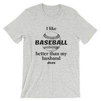 I Like Baseball Short-Sleeve Unisex T-Shirt