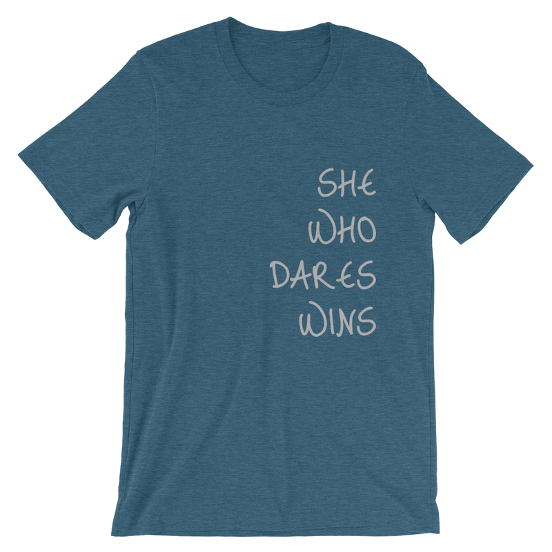 She Who Dares Wins Short-Sleeve Unisex T-Shirt