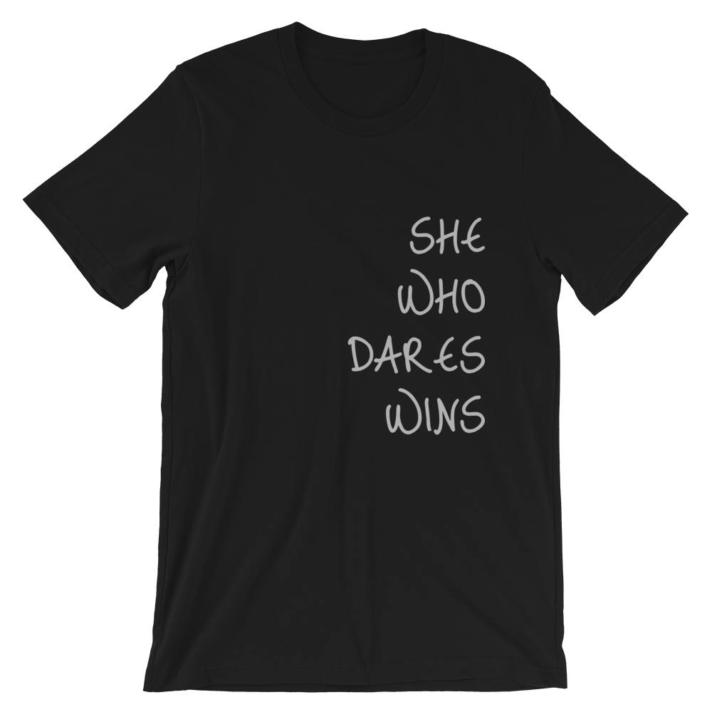 She Who Dares Wins Short-Sleeve Unisex T-Shirt