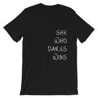 She Who Dares Wins Short-Sleeve Unisex T-Shirt