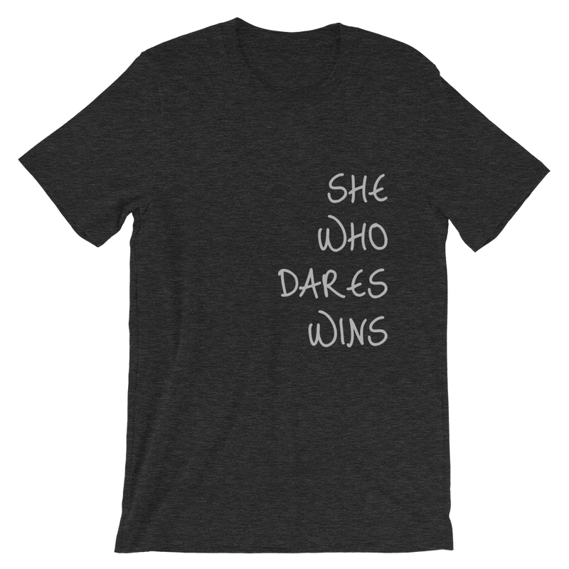 She Who Dares Wins Short-Sleeve Unisex T-Shirt