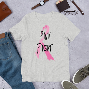 Pink Fight Short-Sleeve Unisex T-Shirt