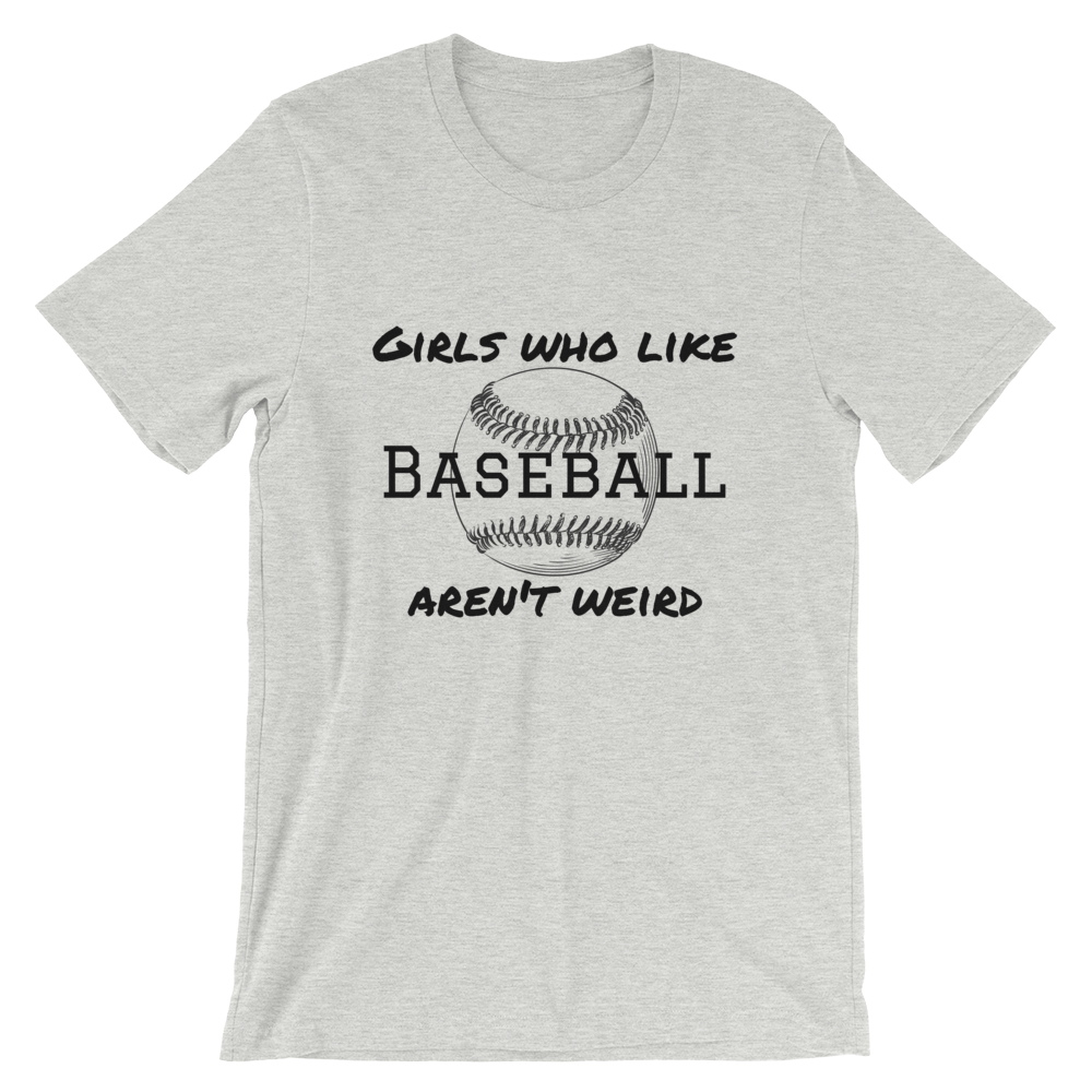 Girls Who Like Baseball Short-Sleeve Unisex T-Shirt