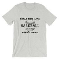 Girls Who Like Baseball Short-Sleeve Unisex T-Shirt