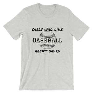 Girls Who Like Baseball Short-Sleeve Unisex T-Shirt