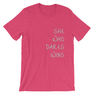 She Who Dares Wins Short-Sleeve Unisex T-Shirt