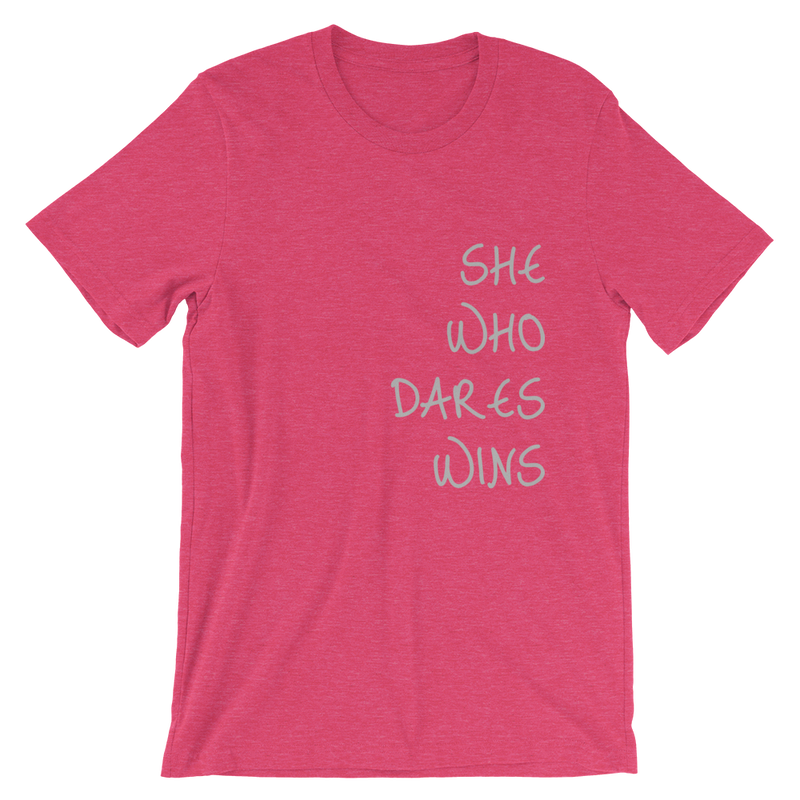 She Who Dares Wins Short-Sleeve Unisex T-Shirt