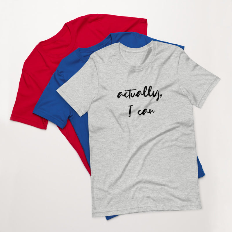 actually, I can Short-Sleeve Unisex T-Shirt