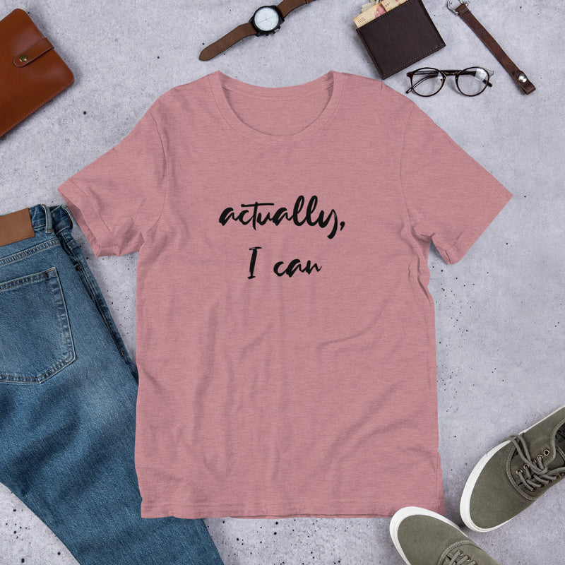 actually, I can Short-Sleeve Unisex T-Shirt