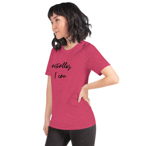 actually, I can Short-Sleeve Unisex T-Shirt